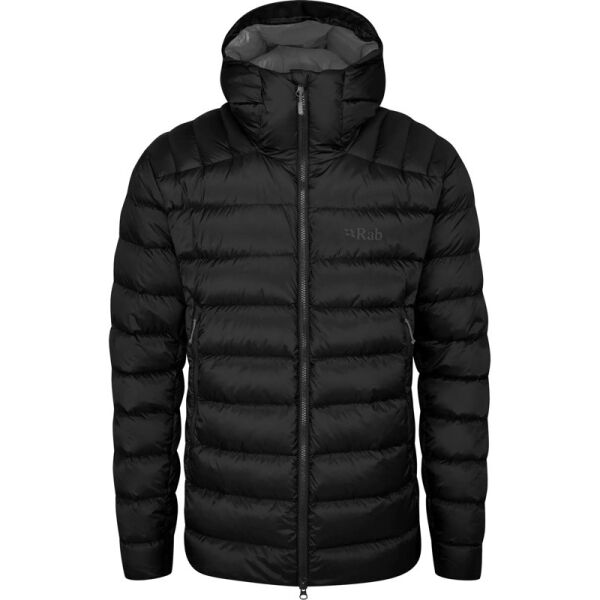 Rab Electron Pro Kapüşonlu Kaz Tüyü Mont Si̇yah Renk