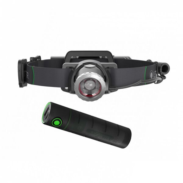 LEDLENSER MH10+FLEX 3 POWERBANK KAFA FENERİ SET