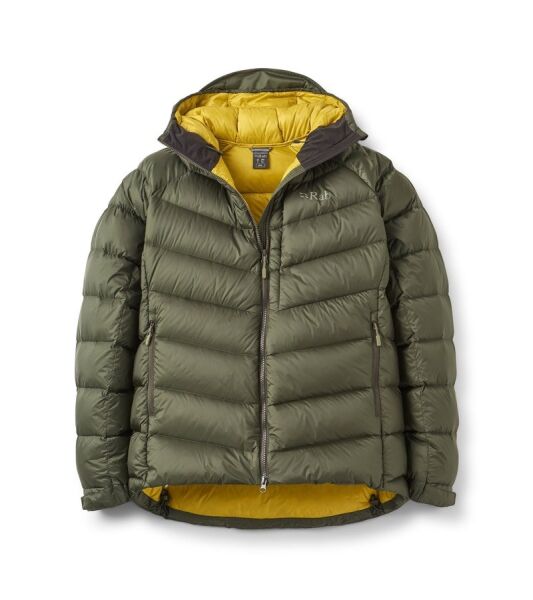 Rab Glaceon Erkek Kaz Tüyü Pro Ceket Yeşil Renk