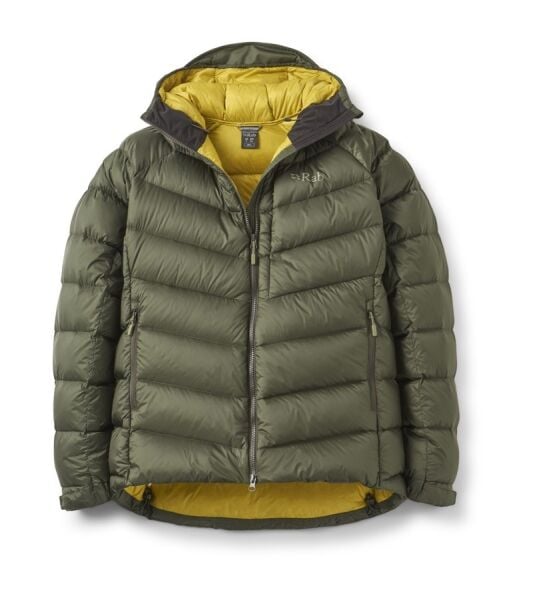 Rab Glaceon Erkek Kaz Tüyü Pro Ceket Yeşil Renk