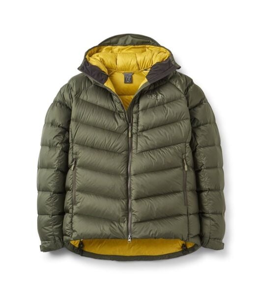 Rab Glaceon Erkek Kaz Tüyü Pro Ceket Yeşil Renk