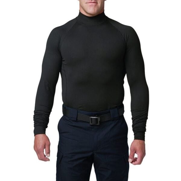 5.11 Mock Neck Ls Top Siyah