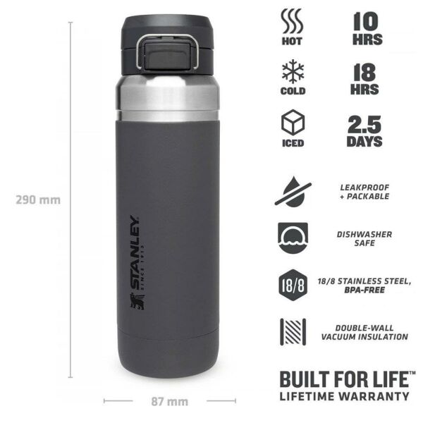 STANLEY ÇELİK TERMOS 1.06 LT FÜME
