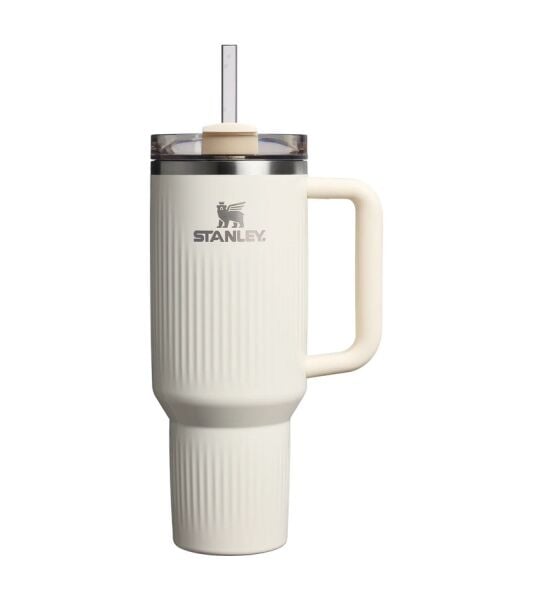 Stanley The Quencher H2.0 Fluted Tumbler 1.18 Litre Cream Gloss