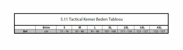 5.11 1.25'' KELLA BELT KEMER