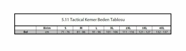 5.11 1.25'' KELLA BELT KEMER