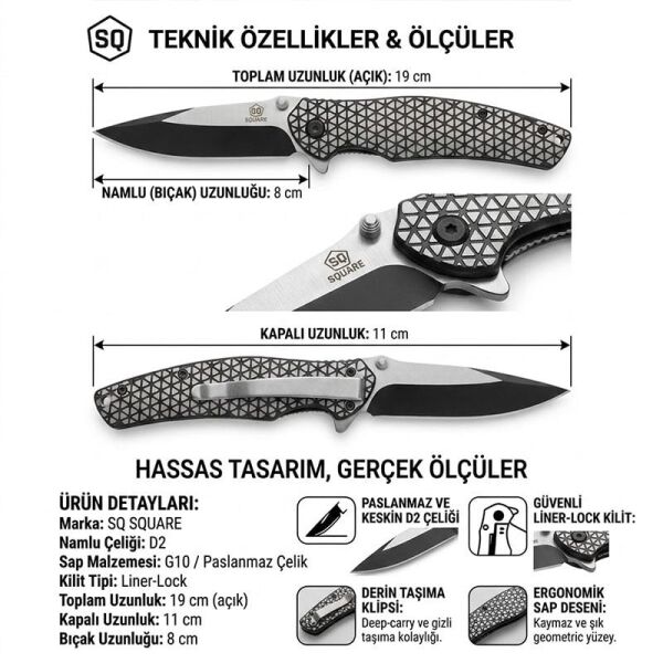 Square BF210897 Çakı