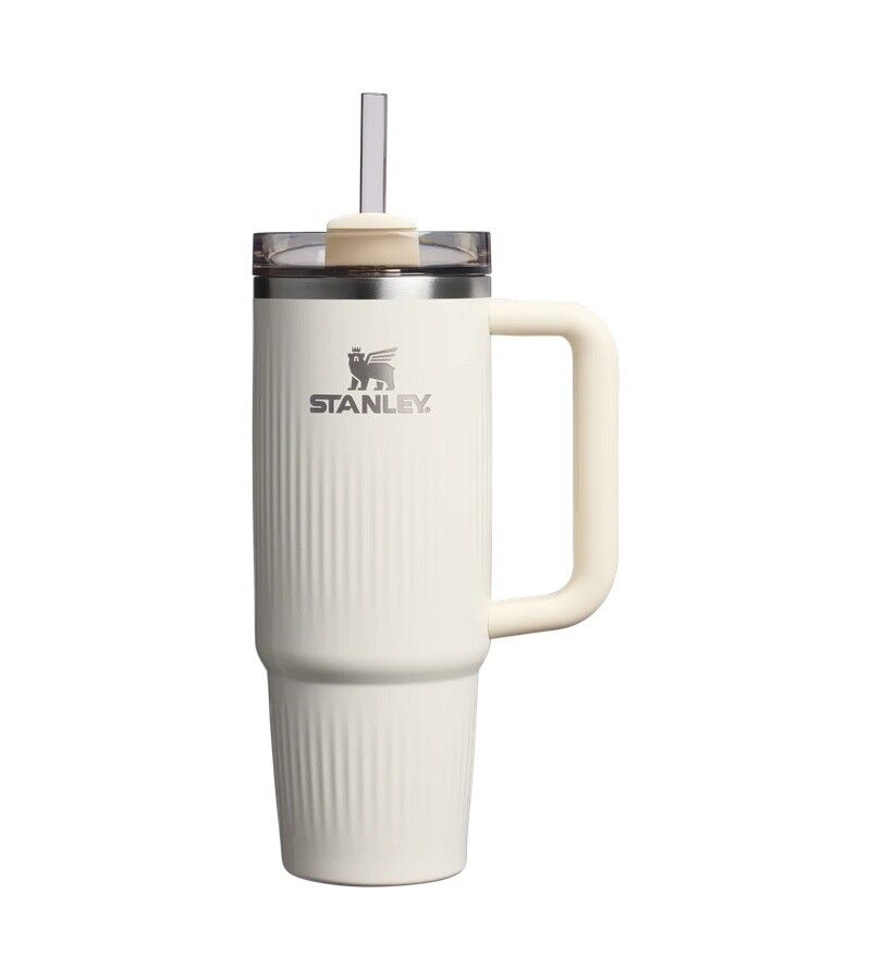 Stanley The Quencher H2.0 Fluted Tumbler 0.89  Litre Cream Gloss