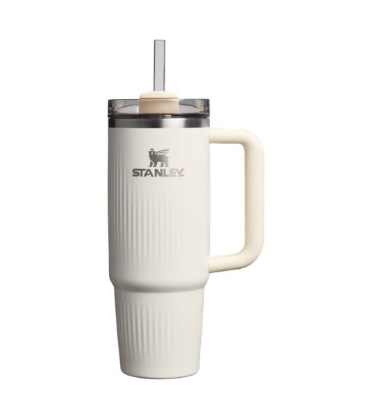 Stanley The Quencher H2.0 Fluted Tumbler 0.89  Litre Cream Gloss