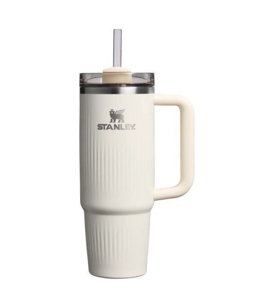 Stanley The Quencher H2.0 Fluted Tumbler 0.89  Litre Cream Gloss