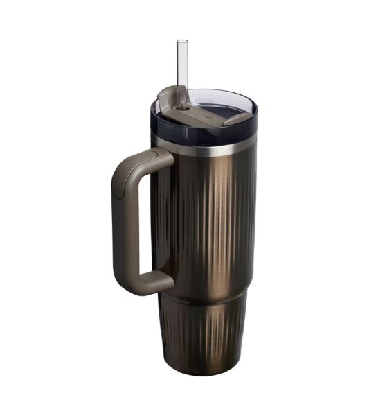 Stanley The Quencher H2.0 Fluted Tumbler 0.89  Litre GunMetal Shine