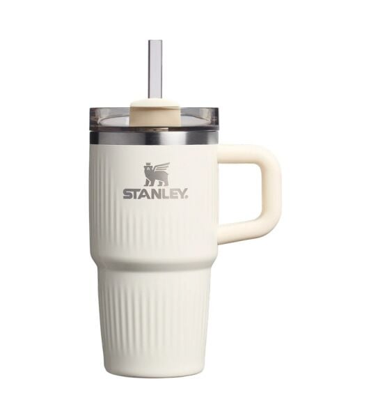 Stanley The Quencher H2.0 Fluted Tumbler 0.60  Litre Cream Gloss