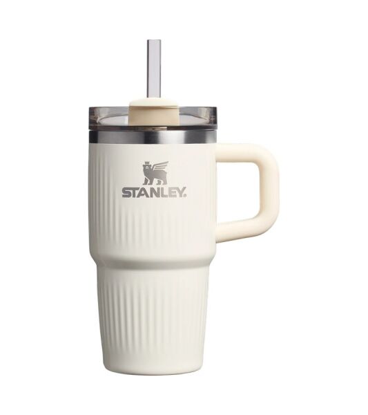 Stanley The Quencher H2.0 Fluted Tumbler 0.60  Litre Cream Gloss