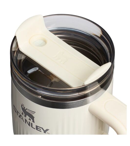 Stanley The Quencher H2.0 Fluted Tumbler 0.60  Litre Cream Gloss