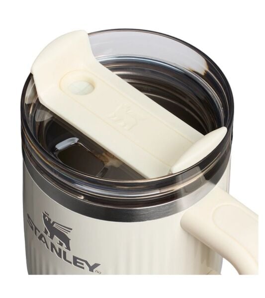 Stanley The Quencher H2.0 Fluted Tumbler 0.60  Litre Cream Gloss