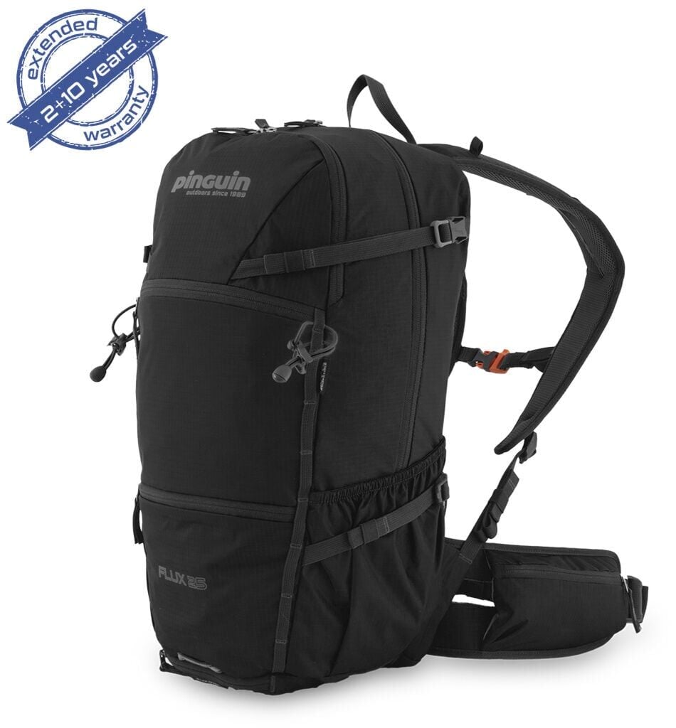 Pinguin Flux 25 Siyah Sırt Çanta