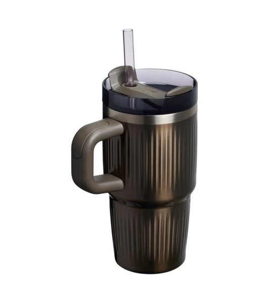 Stanley The Quencher H2.0 Fluted Tumbler 0.60  Litre Gunmetal Shine