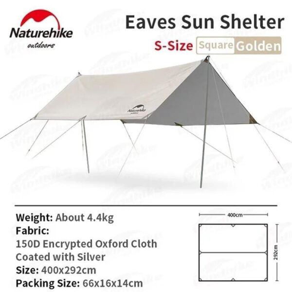 Naturehi̇ke 4*3 Glampi̇ng Tarp