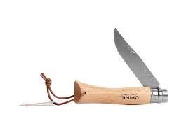 OPINEL INOX 7 NO AHSAP DERI ASKILI CAKI