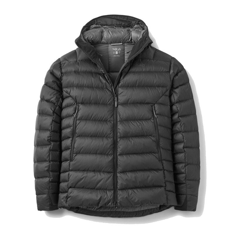 Rab Electron Pro Kapüşonlu Kaz Tüyü Mont Si̇yah Renk