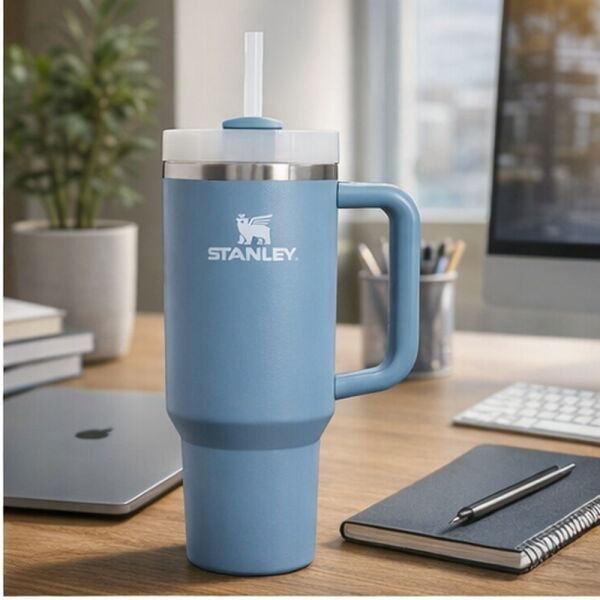 Stanley Quencher Pi̇petli̇ Termos 1.18 Li̇tre Indigo