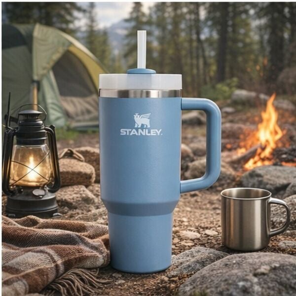 Stanley Quencher Pi̇petli̇ Termos 1.18 Li̇tre Indigo