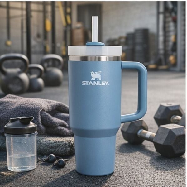 Stanley Quencher Pi̇petli̇ Termos 1.18 Li̇tre Indigo