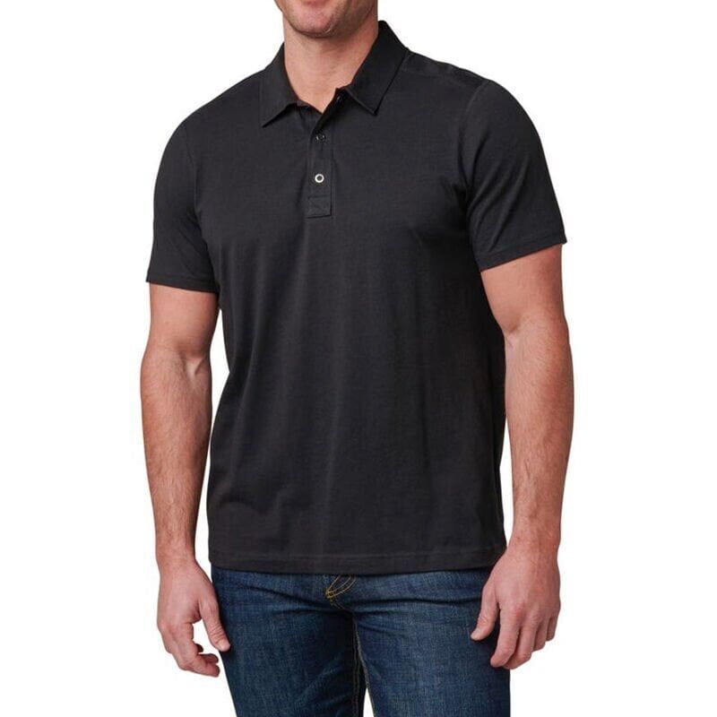5.11 Archer S/s Polo 2.0 Kisa Kol Siyah T-shirt