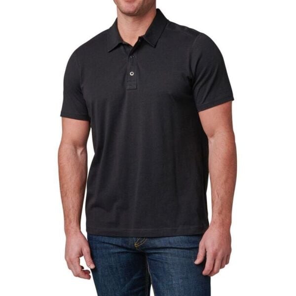 5.11 Archer S/s Polo 2.0 Kisa Kol Siyah T-shirt