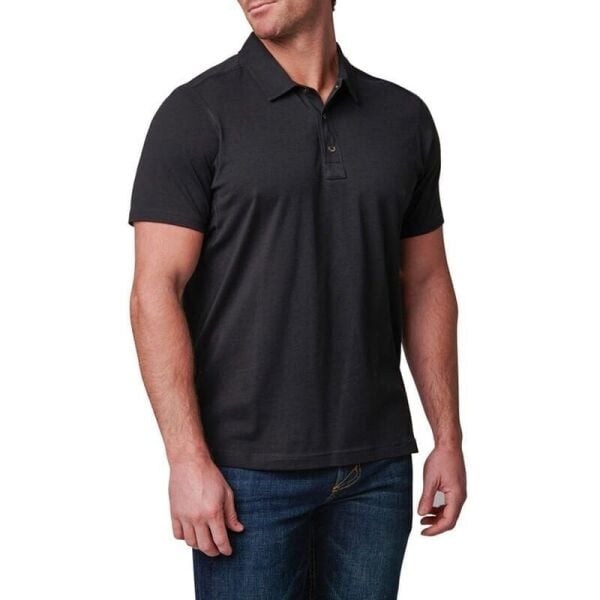 5.11 Archer S/s Polo 2.0 Kisa Kol Siyah T-shirt