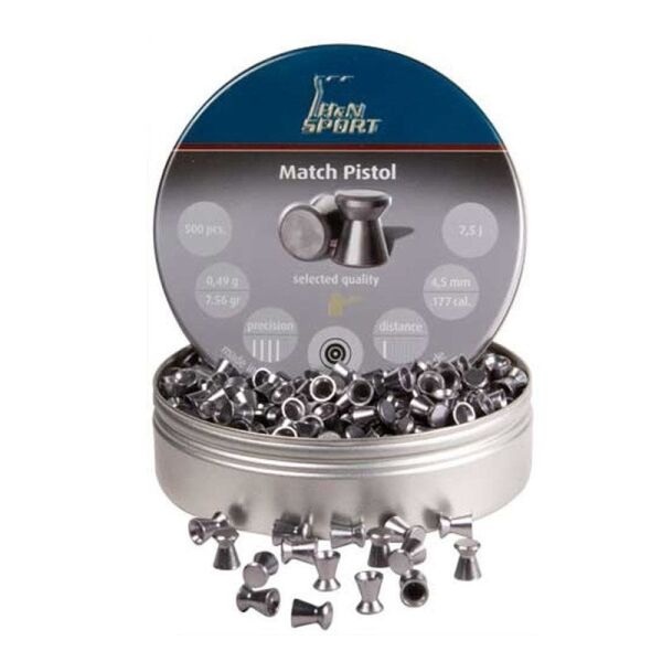 H&n Match Pistol 4.49 Lp Havali Tabanca Sacma(500)