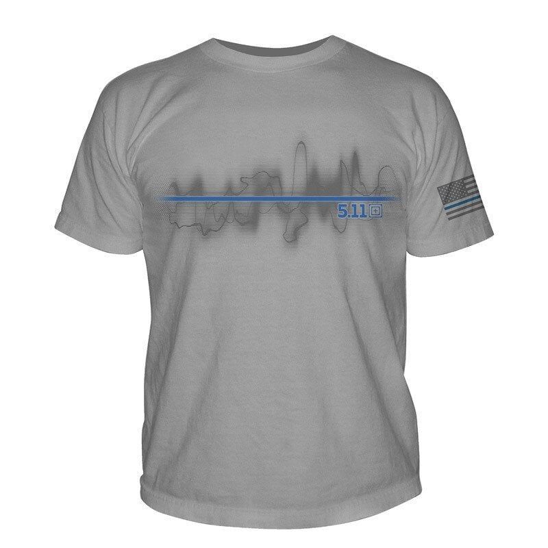 5.11 Logo T The Thin Blue Line T-shirt