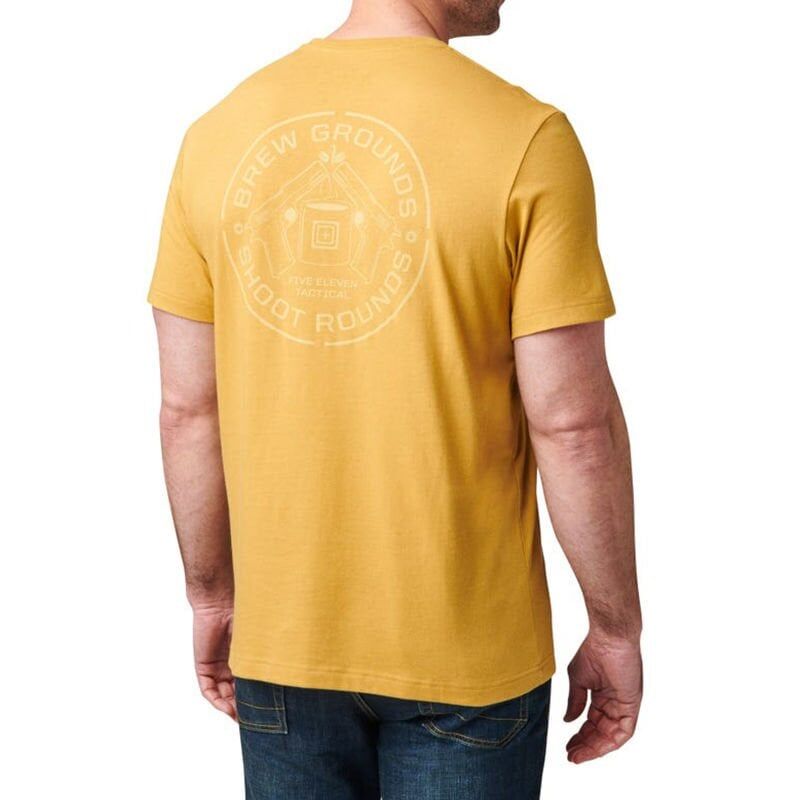 5.11 Brew Ground Ss Tee Kisa Kol Sari T-shirt