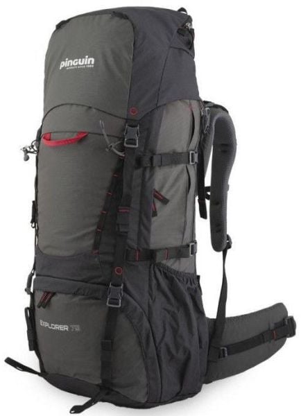 Sırt Çantası Pinguin Explorer 75 Litre  Siyah/Gri