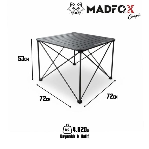 Madfox Campix Katlanır Kamp Masası Büyük