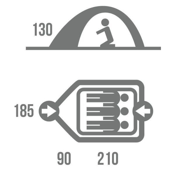 Husky Beast 3 Kisilik Cadir