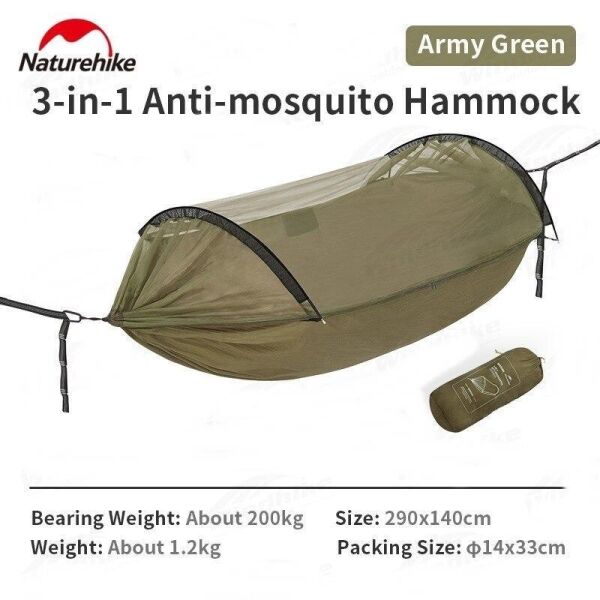 Naturehike DC-C06 Flyingboat-02 3IN1 Cibinlikli Sivrisinek Önleyici Hamak