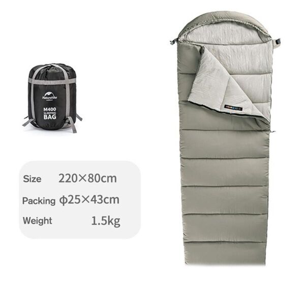Naturehike M300 Pongee Pamuklu Uyku Tulumu -13°C