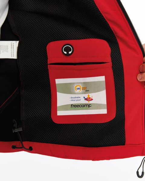 FreeCamp Eagle Softshell Ceket-KIRMIZI