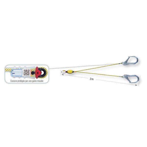 Beal Longe Dynapro Air V Hook Xl 200