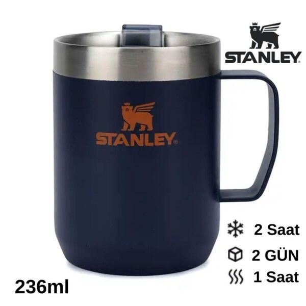 Stanley Classic Legendary Termos Bardak 0.23 Li̇tre Koyu Mavi̇ Renk