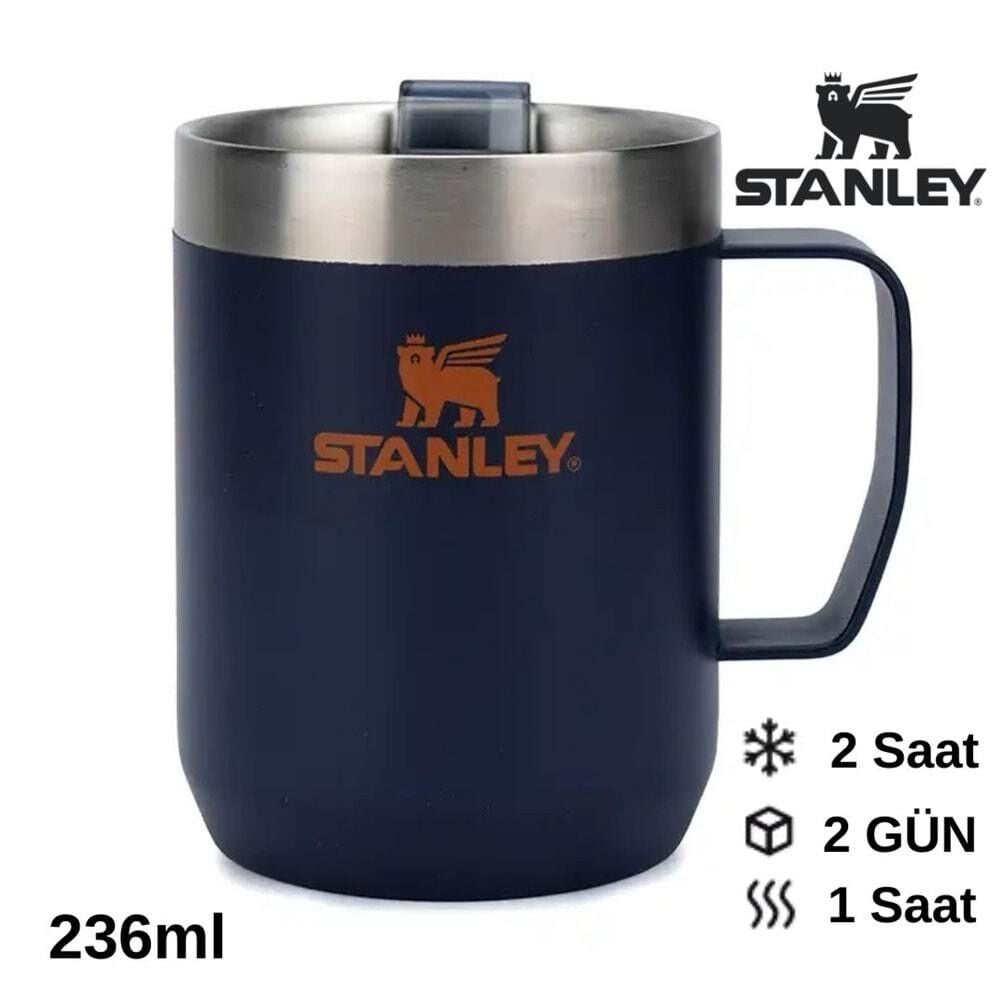 STANLEY CLASSIC LEGENDARY TERMOS BARDAK 0.23 LİTRE KOYU MAVİ RENK