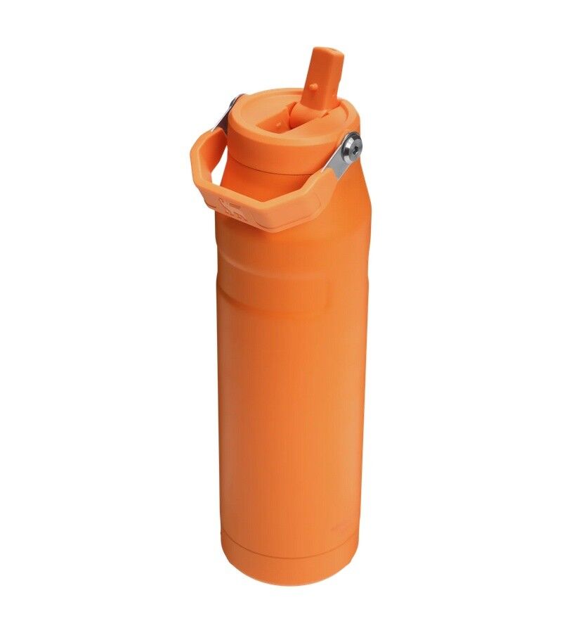 Stanley The IceFlow™ Bottle Flip Straw 2.0 1.06 Litre Goldenrod Coral