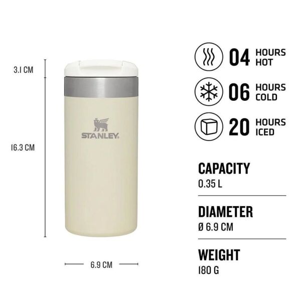 Stanley The Aeroli̇ght 0.35 Li̇tre Termos Krem Renk