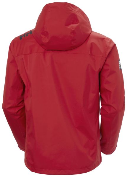HELLY HANSEN CREW HOODED JACKET 2.0 KAPÜŞONLU ERKEK KIRMIZI