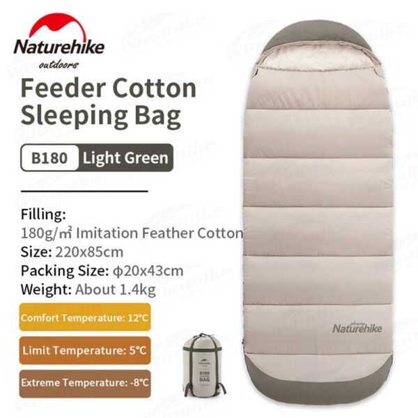 Naturehike Feeder B180 Cotton Uyku Tulumu -8°C