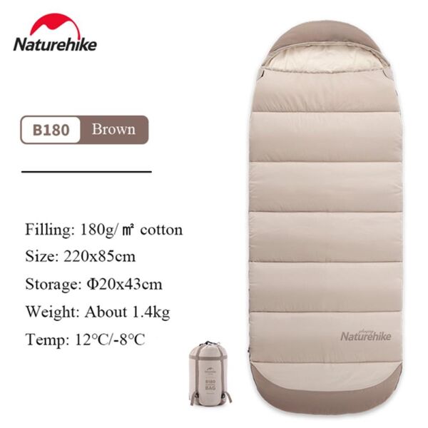 Naturehike Feeder B180 Cotton Uyku Tulumu -8°C