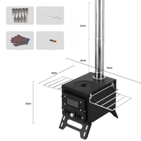 Madfox Woodlander Portatif Katlanır Kamp Çadır Sobası