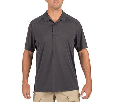 5.11 Charcoal S/s Helios Polo T-shirt