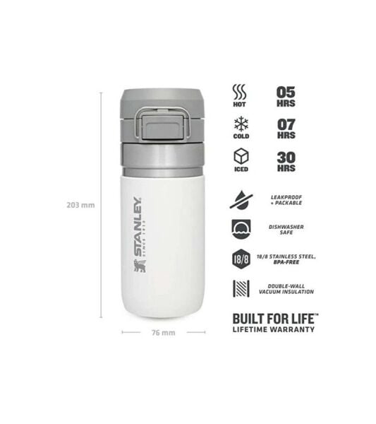 Stanley The Qui̇ck Fli̇p Çeli̇k Termos 0.47 Li̇tre Frost